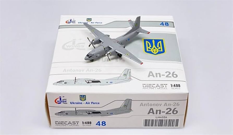 JC Wings 1:400 ウクライナ空軍 AN-26 救難機 ScaleModelStore.com :: JC Wings 1:400 - LH4327 - Ukraine Air